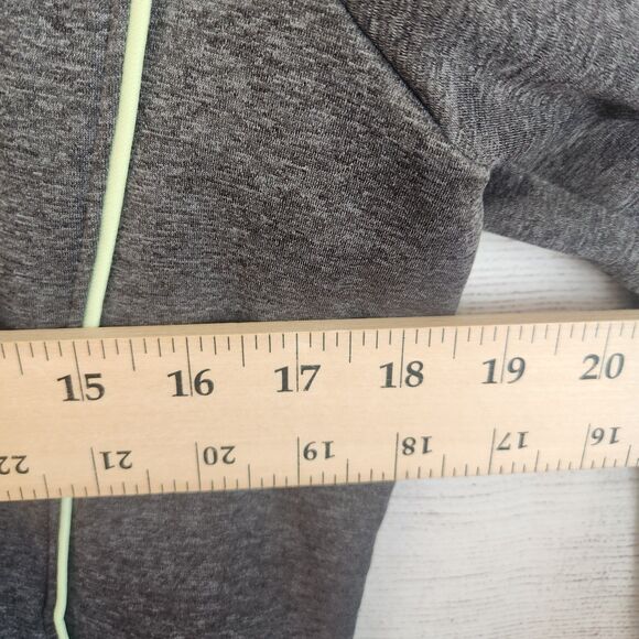 cabela's large gray green womens long sleeve Lined Hood hoodie sweatshirt - Picture 5 of 8